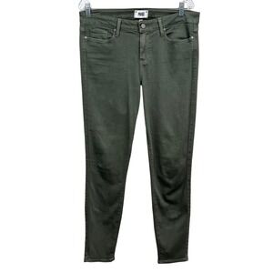 Paige Jeans Verdugo Ankle Stretch 5 Pocket Mid Rise Green Women Size 31*